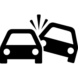 Icono de accidente de auto