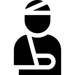 Icono de lesiones catastróficas